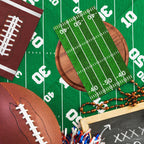 OGMOGKW Football Napkins – 50 Sheet Disposable Party Napkins for Tailgate & Game Day