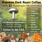 OhmYes 11 Mushroom Coffee + Cacao – Organic Nootropic Superfood Blend (7 oz)