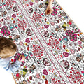 OHOME Valentines Coloring Tablecloth – 54x88 in | Valentines Decorations & Kids Crafts
