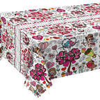 OHOME Valentines Coloring Tablecloth – 54x88 in | Valentines Decorations & Kids Crafts
