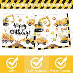 Oigco Construction Birthday Party Supplies – Plates, Cups, Napkins & Cutlery for 24 Guests