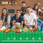 Oigco Football Party Decorations Tablecloth - 54 x 108 Inch, Disposable, 2 Pack