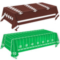 Oigco Football Party Decorations Tablecloth - 54 x 108 Inch, Disposable, 2 Pack
