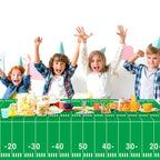 Oigco Football Party Decorations Tablecloth - 54 x 108 Inch, Disposable, 2 Pack