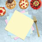 Oigco 60 PCS Pastel Plates & Napkins – Rainbow Party Decor Collection