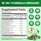 Oil of Oregano with Black Seed Oil Capsules Organic - Immune, Gut & Respiratory Support | 150 Ct