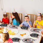 Oitnlaughter 96-Piece Race Car Party Set – Plates, Napkins & Forks for 3rd Birthday