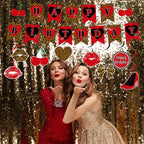 OjustBeOk 18Pcs Cheetah Cherry Birthday Party Decorations – Leopard Print Banner & Hanging Swirls