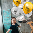 OLEEK Ramadan Balloons Set – Lantern & Halal Shapes (75-Pack)