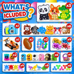 Olganicor 350 PCS Party Favors for Kids | Fidget Toys Bulk, Easter Eggs Fillers, Prize Box Toys