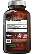 OmniBiotics Organic Milk Thistle 1500mg | 4X Concentrated Extract | 120 Vegan Capsules