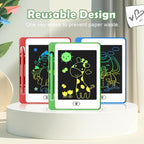 OMXDG Party Favor 16 Pack LCD Writing Tablet for Kids – 6.5 Inch Colorful Doodle Boards, Erasable & Reusable