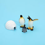 ONEST 18-Piece Penguin Figurines Set – Realistic Arctic Toys & Cake Toppers
