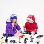 ONEST 18-Piece Penguin Figurines Set – Realistic Arctic Toys & Cake Toppers