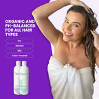 Ongaro Beauty Sulfate-Free Organic Shampoo & Conditioner Set with Aloe Vera