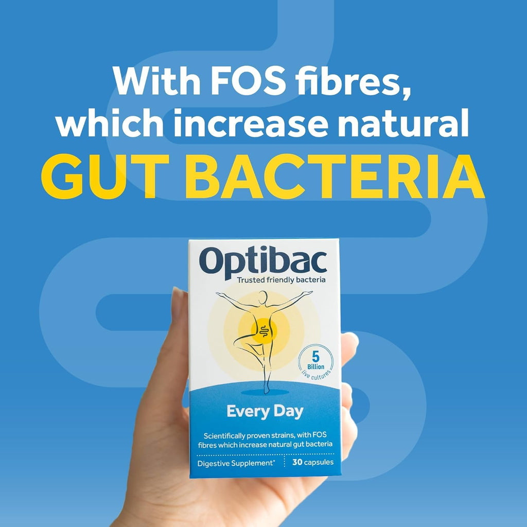 Optibac Probiotics for Daily Wellbeing - Pack of 30 Capsules