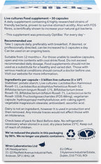 Optibac Probiotics for Daily Wellbeing - Pack of 30 Capsules