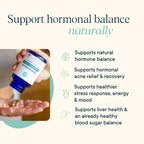 Ora Organic Hormone Balance for Women | Hormonal Acne & PMS Support | 90 Capsules