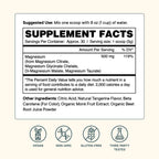 Ora Organic Magnificent Magnesium Complex Powder – 4-in-1 for Sleep, Recovery & Heart Health