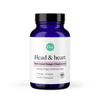 Ora Organic Vegan Omega-3 DHA 500mg – Algae-Sourced | Brain, Eye & Heart Health | 60 Capsules