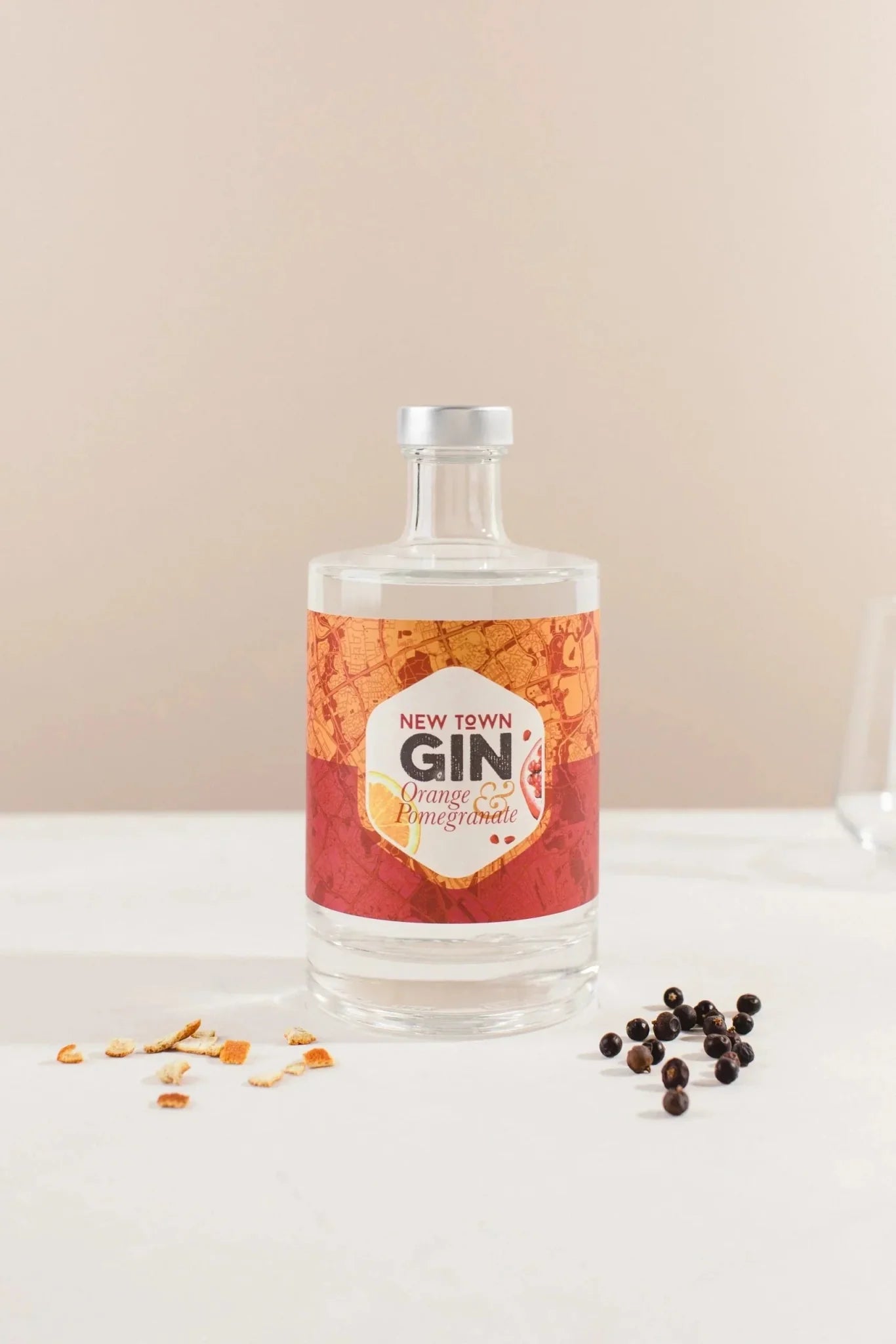 Wharf Distillery Orange and Pomegranate Gin, 20cl