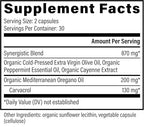 Global Healing Center Oregano Oil Capsules with Organic Ingredients & Cayenne Pepper | Immune Support, Respiratory Health, Digestive Wellness (60 Count)