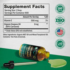 USDA Organic Oil of Oregano Drops with Vitamin E – Immune Support, Digestion Health & Antioxidants | Made in USA