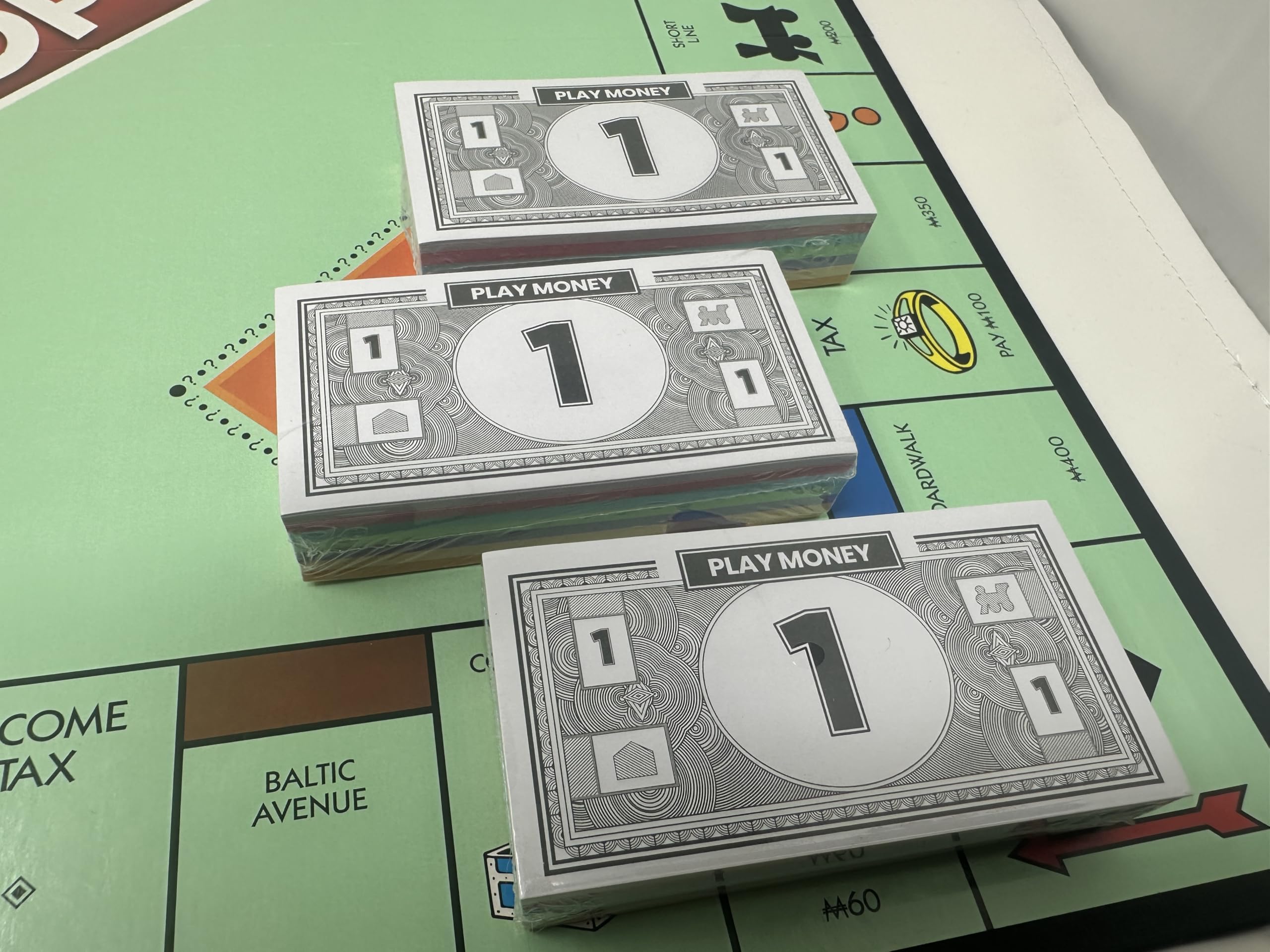 oreven Play Money – 3 Sets of 60 Colorful Monopoly-Style Bills ($1, $5, $10, $20, $50, $100, $500)