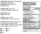 Organic Black Currant Juice Powder 4 lb – Non-GMO, Raw, Kosher, Vegan | Food to Live