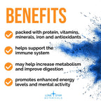 Lone Star Botanicals Organic Blue Spirulina Powder – 300 Servings, Non-GMO, Vegan, Gluten-Free, USDA Certified