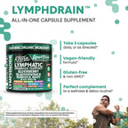 Organic Lymphatic Drainage Supplements | Elderberry, Sea Moss, Spirulina | Clean Nutra