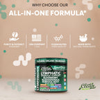Organic Lymphatic Drainage Supplements | Elderberry, Sea Moss, Spirulina | Clean Nutra