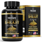 Organic Shilajit Gold Grade Plus – Fulvic & Humic Acids, 120 Capsules, USA Made