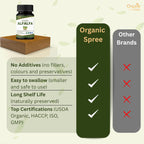 Organic Spree Alfalfa 120 Tablets | Medicago Sativa | USDA Organic | Pack of 3