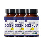 ORGANIC SPREE Gokshura 120 Tablets | Tribulus Terrestris | USDA Organic Certified | Supports Immunity & Strength | Pack of 3