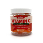 Organic Vitamin C Gummies 120mg for Adults – Sugar Free, Vegan, 60 Count