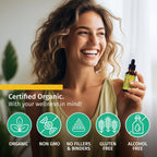 2 Pack Organic Vitamin D3 K2 Drops with MCT Oil – Pineapple 2 fl oz | 5000 IU Immune Support