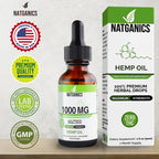 Organic Hemp Oil 1000mg - Ultra Premium CO2-Extracted Hemp Oil Drops | Made in USA