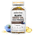 ORGANICS NATURE Schwarzkümmelöl Kapseln 1000mg – Vegane Softgels | Thymoquinon 20mg | Omega 3-6-9