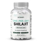 Organics Ocean One-Per-Day Shilajit Capsules – Age-Defying, Bone Strength & Hormone Support