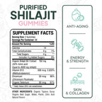 Organics Ocean Shilajit Gummies – Energy, Hormone Support & Skin Health (60 Gummies)