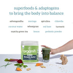 Organifi Green Juice Powder – Organic Superfoods for Energy, Cortisol Balance, Fitness Goals (30-Day Supply)