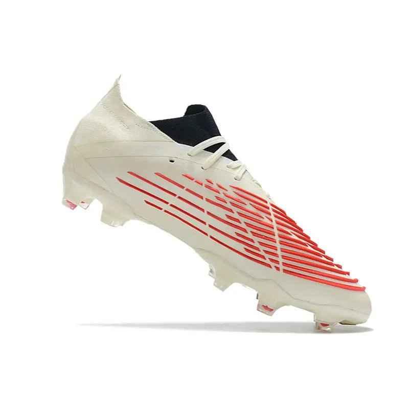 Original 1:1 AD Edge+ FG Football Soccer Shoes White Black Full Knitted High Quality Size 39-45 Men's Football Boots
