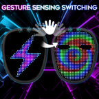 ORWINE Kids Halloween LED Mask with Gesture Sensing | Light Up Face Mask for Costume & Party
