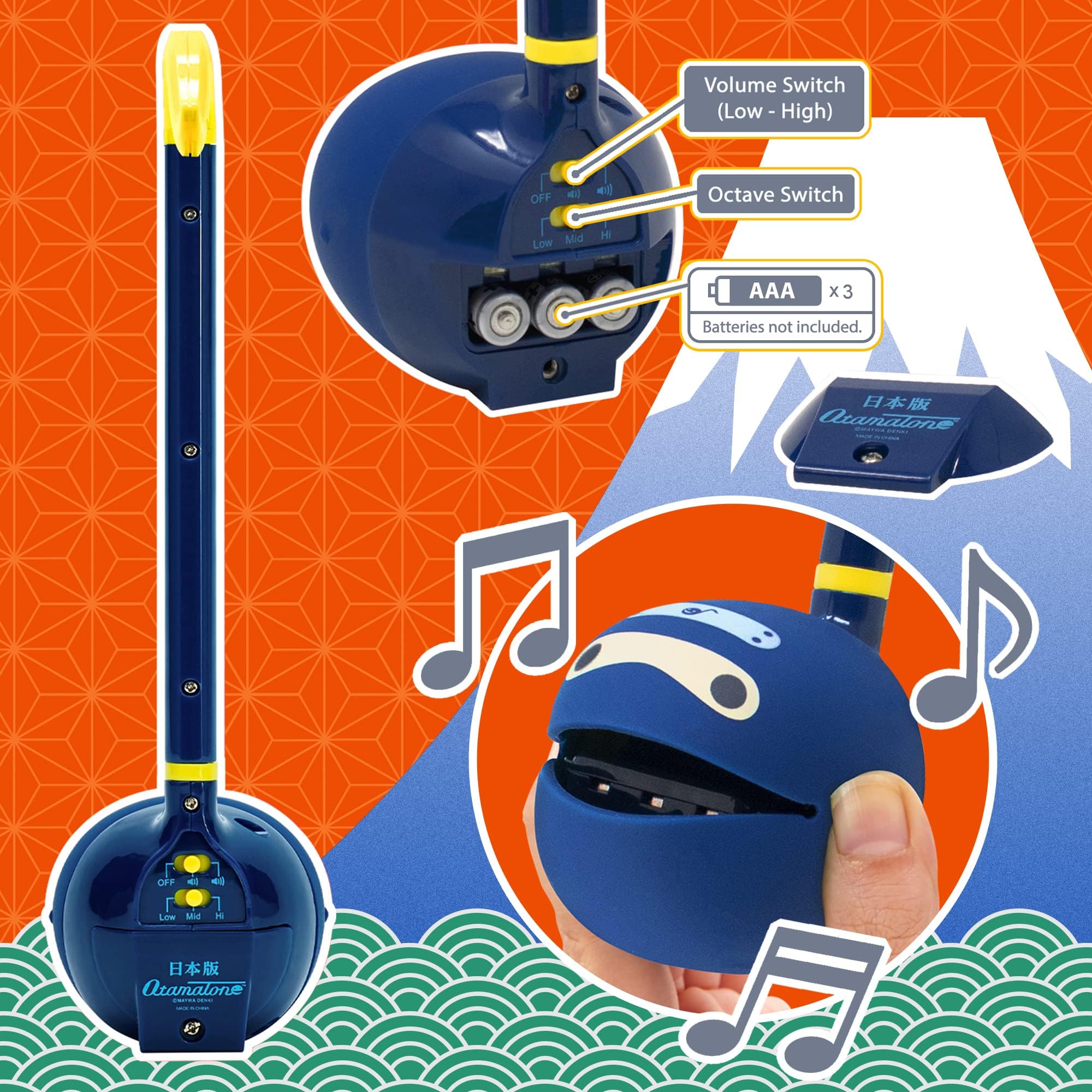 Otamatone Hatsune Miku Ninja Edition – Portable Japanese Electronic Musical Instrument by Maywa Denki