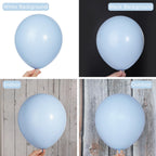 Ouddy Party 129Pcs Light Blue Balloon Arch Kit – 18in/12in/10in/5in Balloons