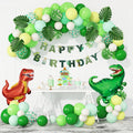 Ouddy Party Dinosaur Birthday Party Decorations - 40in Foil Balloons Arch & Banner Kit