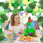 Ouddy Party Dinosaur Birthday Party Decorations - 40in Foil Balloons Arch & Banner Kit