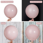 Ouddy Party 129-Pcs Dusty Pink Balloon Arch Kit – Boho Blush Balloons for Weddings & Parties
