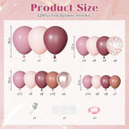 Ouddy Party Dusty Rose Balloons Garland Arch Kit | Boho Wedding & Party Decor